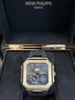 Patek Philippe Cubitus Platinum Case Sunburst Blue Dial 5822P-001 - Image 13