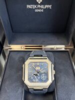 Patek Philippe Cubitus Platinum Case Sunburst Blue Dial 5822P-001 - Image 14