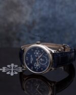 Patek Philippe Grand Complications Perpetual Calendar Moon Phase White Gold/ Royal Blue Dial & Strap (Ref#5327G-001) - Image 5