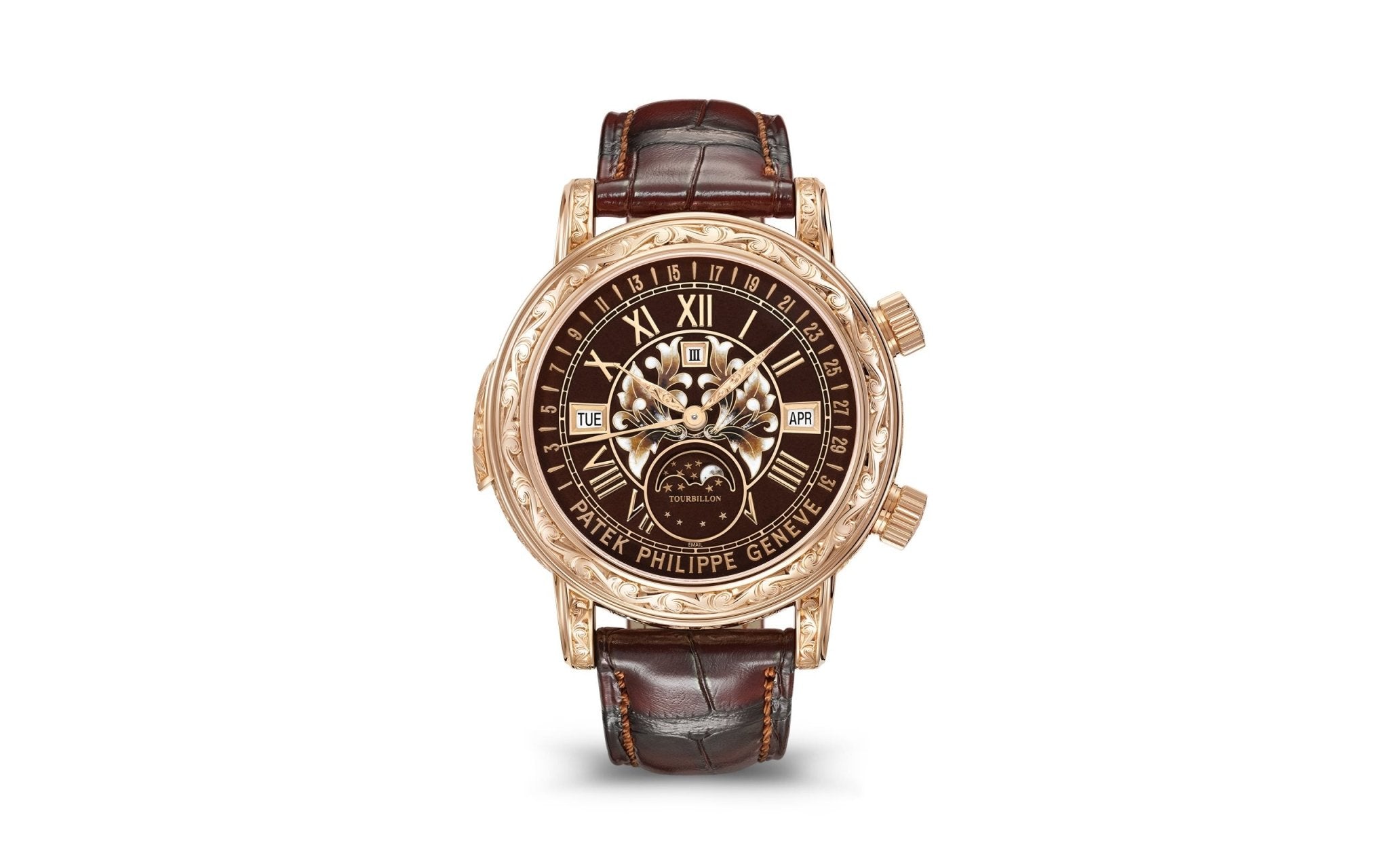 patek-philippe-grand-complications-sky-moon-tourbillon-ref-6002r-001-727582.jpg Patek Philippe Grand Complications Sky Moon Tourbillon (Ref# 6002R-001) - Image 1