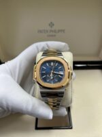 Patek Philippe Nautilus 40.5mm Two Tone Blue Gradient Dial (Ref # 5980/1AR-001) - Image 7