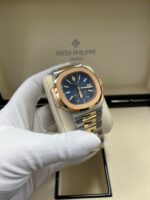 Patek Philippe Nautilus 40.5mm Two Tone Blue Gradient Dial (Ref # 5980/1AR-001) - Image 6