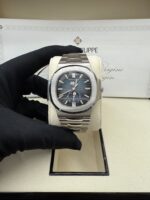 Patek Philippe Nautilus Annual Calendar Stainless Steel with Blue Dial/ Moon Phase (Ref#5726/1A-014) - Image 11