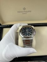 Patek Philippe Nautilus Annual Calendar Stainless Steel with Blue Dial/ Moon Phase (Ref#5726/1A-014) - Image 8