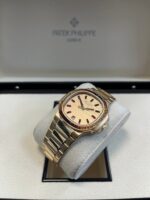 Patek Philippe Nautilus Automatic Rose Gold Baguette Cognac Bezel 7118/1300R-001 - Image 11