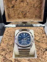 Patek Philippe Nautilus Chronograph White Gold Blue Dial 44mm 5976/1G-001 - Image 4