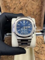 Patek Philippe Nautilus Chronograph White Gold Blue Dial 44mm 5976/1G-001 - Image 12