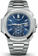 Patek Philippe Nautilus Chronograph White Gold Blue Dial 44mm 5976/1G-001