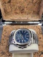 Patek Philippe Nautilus Chronograph White Gold Blue Dial 44mm 5976/1G-001 - Image 7