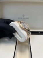 Patek Philippe Nautilus Ladies Rose Gold Nautilus White Dial Diamond Bezel 7118/1200R-001 - Image 4