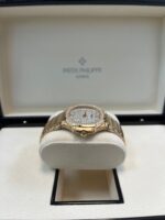 Patek Philippe Nautilus Ladies Rose Gold Nautilus White Dial Diamond Bezel 7118/1200R-001 - Image 15