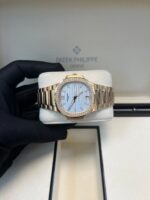 Patek Philippe Nautilus Ladies Rose Gold Nautilus White Dial Diamond Bezel 7118/1200R-001 - Image 2