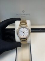 Patek Philippe Nautilus Ladies Rose Gold Nautilus White Dial Diamond Bezel 7118/1200R-001 - Image 7