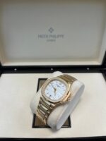 Patek Philippe Nautilus Ladies Rose Gold Nautilus White Dial Diamond Bezel 7118/1200R-001 - Image 13