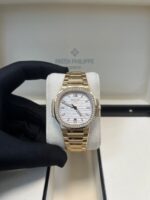 Patek Philippe Nautilus Ladies Rose Gold Nautilus White Dial Diamond Bezel 7118/1200R-001 - Image 12