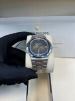 Patek Philippe Nautilus Platinum Blue Sapphire 5711/111P-001 - Image 2