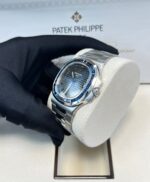 Patek Philippe Nautilus Platinum Blue Sapphire 5711/111P-001 - Image 4