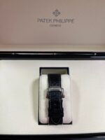 Patek Philippe Nautilus Stainless Steel Moon Phase Black Leather Strap (Ref#5726A-001) - Image 8