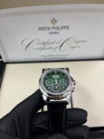 Patek Philippe Perpetual Calendar Chronograph Grand Complications Platinum Green Dial 5270P-0014 - Image 12