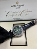 Patek Philippe Perpetual Calendar Chronograph Grand Complications Platinum Green Dial 5270P-0014 - Image 9