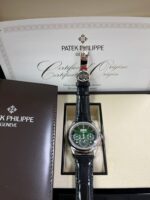 Patek Philippe Perpetual Calendar Chronograph Grand Complications Platinum Green Dial 5270P-0014 - Image 3