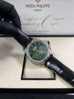 Patek Philippe Perpetual Calendar Chronograph Grand Complications Platinum Green Dial 5270P-0014 - Image 10
