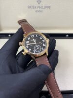Patek Philippe Travel Time 37mm Rose Gold/ Brown Sunburst Dial (Ref# 7234R-001) - Image 15