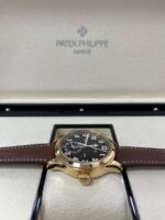 Patek Philippe Travel Time 37mm Rose Gold/ Brown Sunburst Dial (Ref# 7234R-001) - Image 12