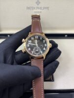 Patek Philippe Travel Time 37mm Rose Gold/ Brown Sunburst Dial (Ref# 7234R-001) - Image 13