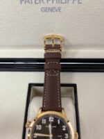 Patek Philippe Travel Time 37mm Rose Gold/ Brown Sunburst Dial (Ref# 7234R-001) - Image 9