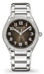 Patek Philippe Twenty~4 Automatic Gray Sunburst Dial Ladies Watch (Ref # 7300/1200A-010)