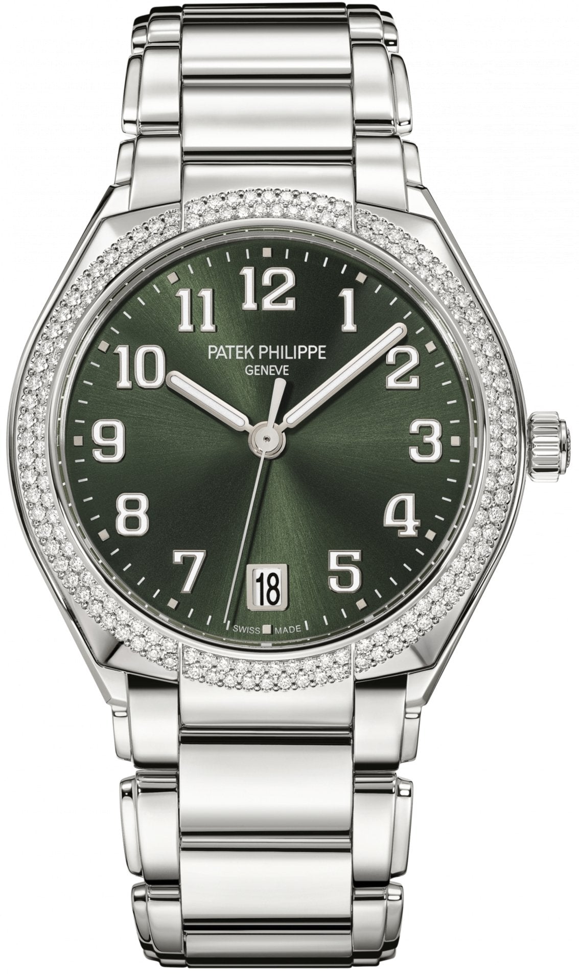 patek-philippe-twenty4-automatic-olive-green-sunburst-dial-ladies-watch-ref-73001200a-011-150972.jpg Patek Philippe Twenty~4 Automatic Olive green sunburst Dial Ladies Watch (Ref # 7300/1200A-011) - Image 1