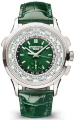 Patek Philippe World Time Flyback Chronograph Green 5930P-001