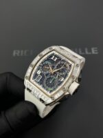Richard Mille RM 72-01 Automatic Winding Lifestyle Flyback Chronograph White Gold with Baguette Diamonds - Image 14