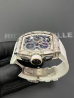Richard Mille RM 72-01 Automatic Winding Lifestyle Flyback Chronograph White Gold with Baguette Diamonds - Image 12
