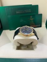 Rolex 1908 39mm Black Dial Leather Strap 52508 - Image 3