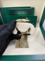 Rolex 1908 39mm White Dial Leather Strap 52508 - Image 13