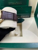 Rolex 1908 39mm White Dial Leather Strap 52508 - Image 15