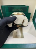 Rolex 1908 39mm White Dial Leather Strap 52508 - Image 14