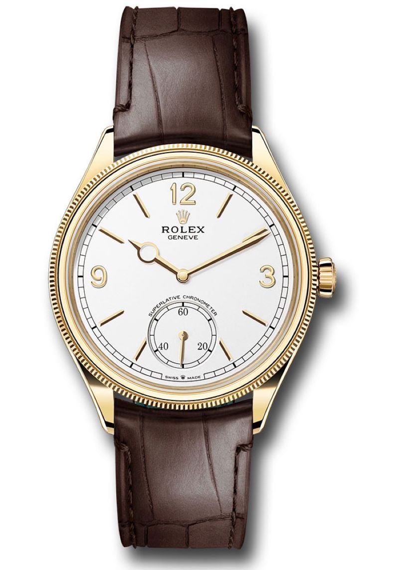 rolex-1908-39mm-white-dial-leather-strap-52508-832789.jpg Rolex 1908 39mm White Dial Leather Strap 52508 - Image 1