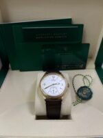 Rolex 1908 39mm White Dial Leather Strap 52508 - Image 2