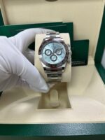 Rolex 950 Platinum Cosmograph Daytona 40 Watch - Ice Blue Index Dial (Ref # 116506) - Image 8