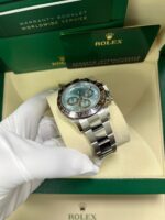 Rolex 950 Platinum Cosmograph Daytona 40 Watch - Ice Blue Index Dial (Ref # 116506) - Image 13