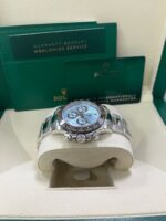 Rolex 950 Platinum Cosmograph Daytona 40 Watch - Ice Blue Index Dial (Ref # 116506) - Image 6
