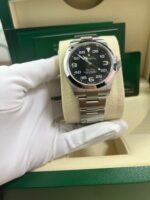 Rolex Air King Smooth Bezel Black Dial Oyster Bracelet 126900 - Image 3