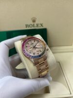 Rolex Cosmograph Everose Daytona Factory Diamond Rainbow Edition Ref# 116595RBOW) - Image 10