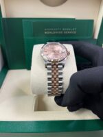 Rolex Datejust 31 Steel and Rose Gold Jubilee Bracelet / Index Pink Dial 278271 - Image 7