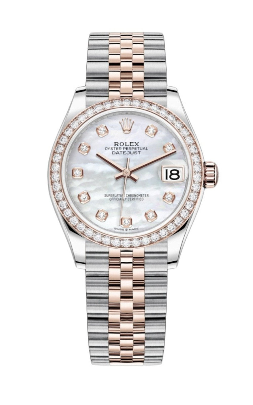 rolex-datejust-31mm-mother-of-pearl-dial-rose-gold-steel-reference-278381rbr-223065.jpg Rolex Datejust 31mm Mother Of Pearl Dial Rose Gold / Steel Reference #278381RBR - Image 1