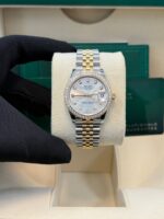 Rolex Datejust 31mm Stainless Steel and Yellow Gold Silver Diamond Dial Jubilee 278383RBR - Image 11