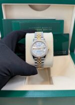 Rolex Datejust 31mm Stainless Steel and Yellow Gold Silver Diamond Dial Jubilee 278383RBR - Image 14